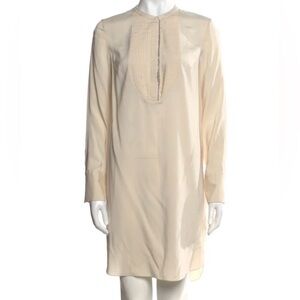 Brunello Cucinelli crew neck mini dress